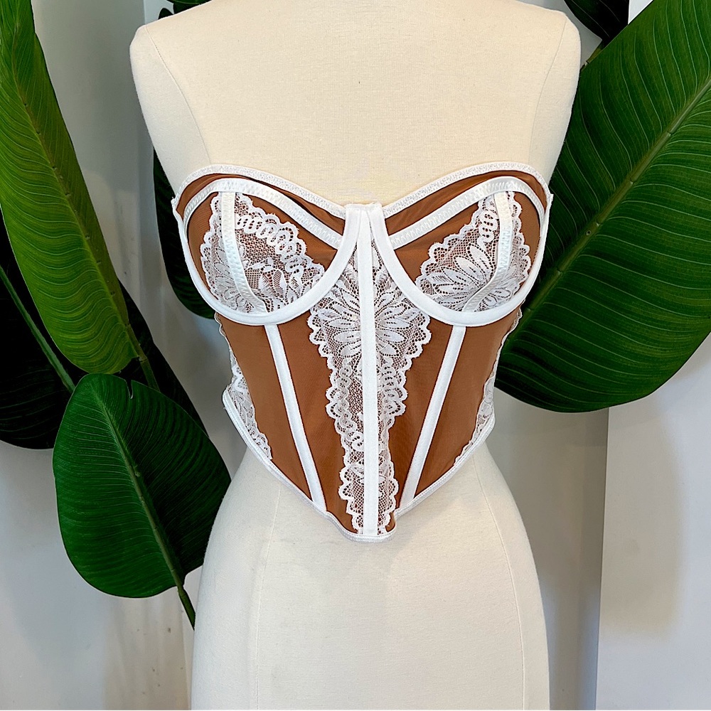Privé Bustier Lace Tube, Size: S
